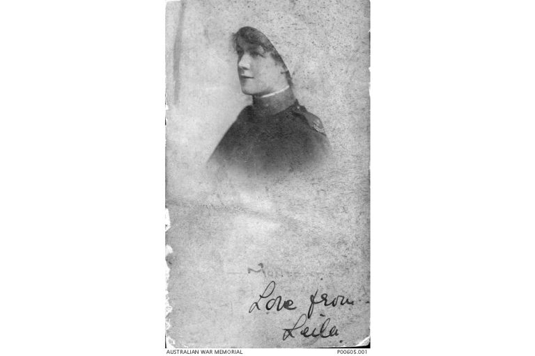 Portrait of Leila Mary Brown (AWM POO605.001) donor John Campbell-Brown