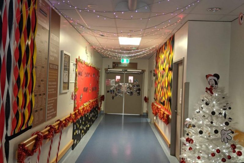 Christmas in a neonatal ward