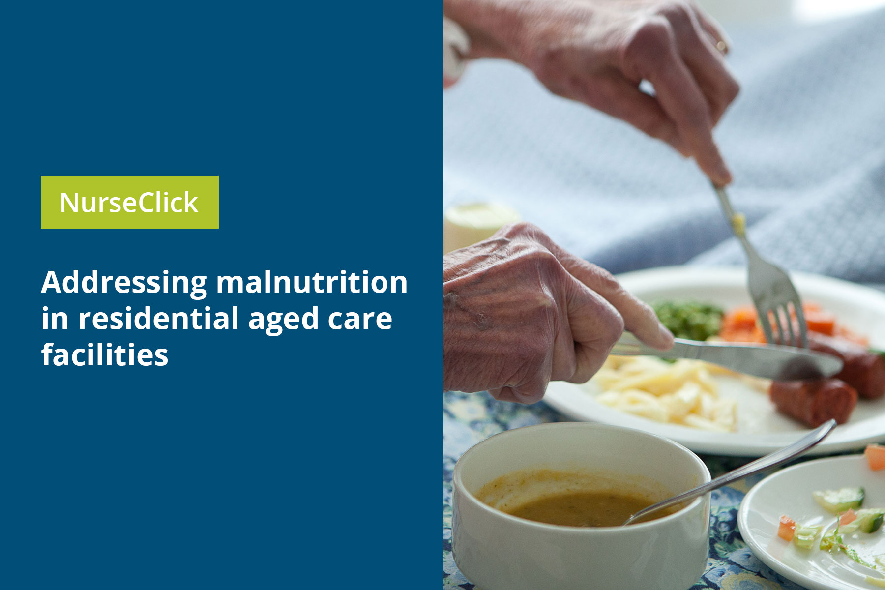 Addressing malnutrition in residential aged care facilities