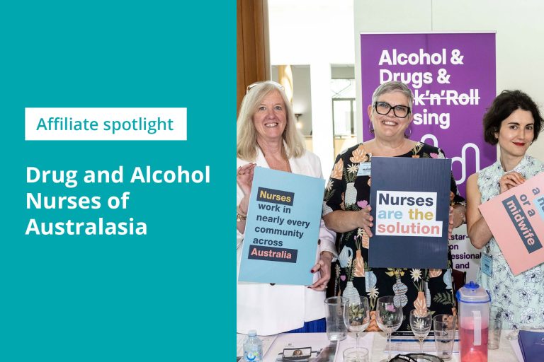 Drug and Alcohol Nurses of Australasia Drug and Alcohol Nurses of Australasia