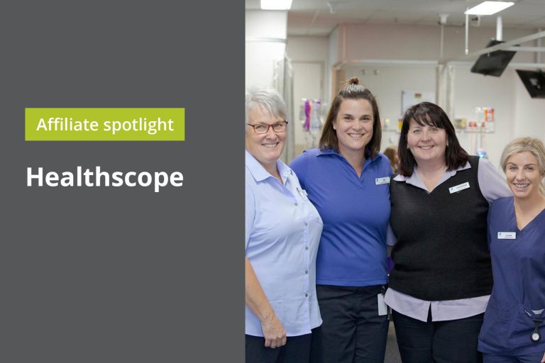 Affiliate spotlight: Healthscope Affiliate spotlight: Healthscope