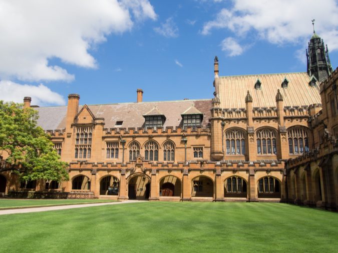 Historic Quadrant Building at University of Sydney