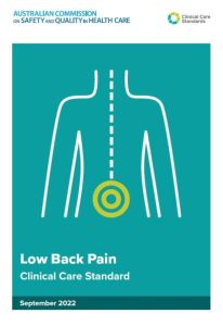 Low back pain clinical care standard