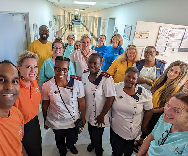 NetCare Park Lane Hospital, Johannesburg, visit along with the hospital staff