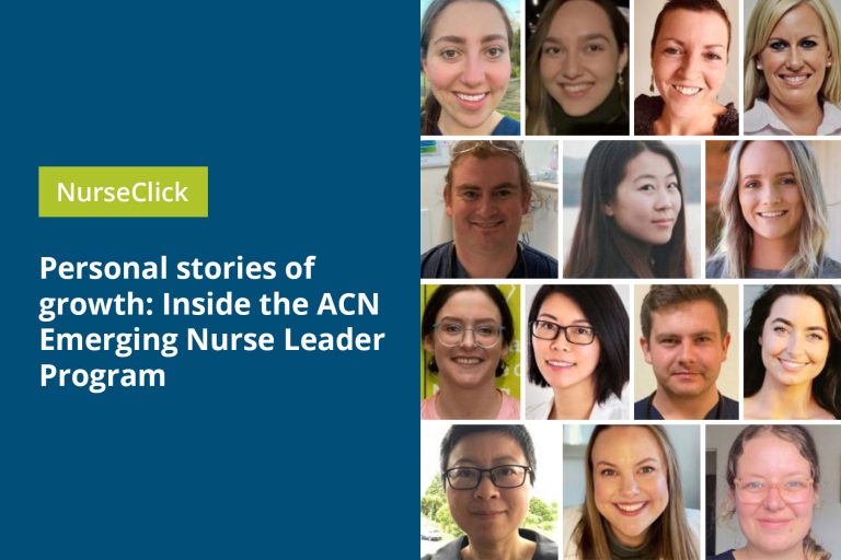 Personal stories of growth: Inside the ACN Emerging Nurse Leader Program Personal stories of growth: Inside the ACN Emerging Nurse Leader Program