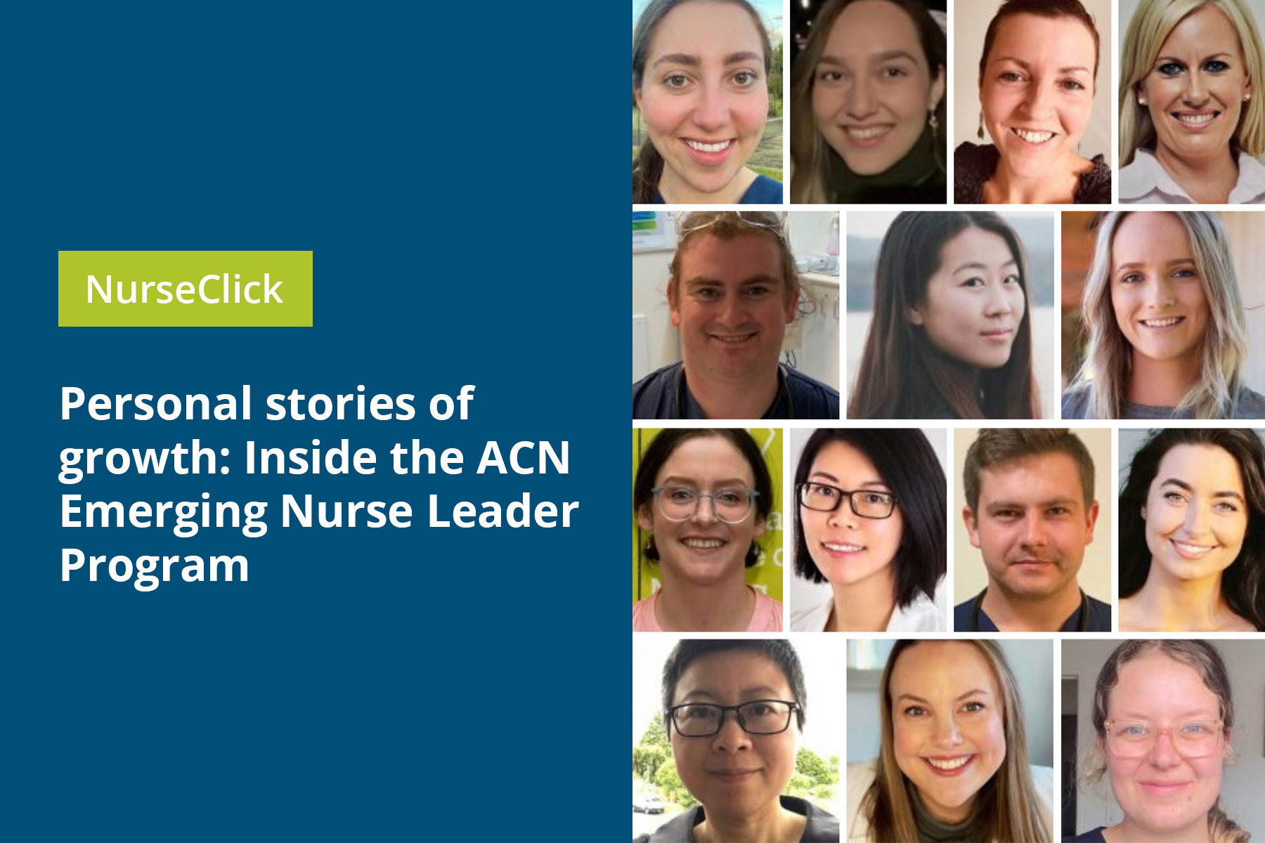 Personal stories of growth: Inside the ACN Emerging Nurse Leader Program