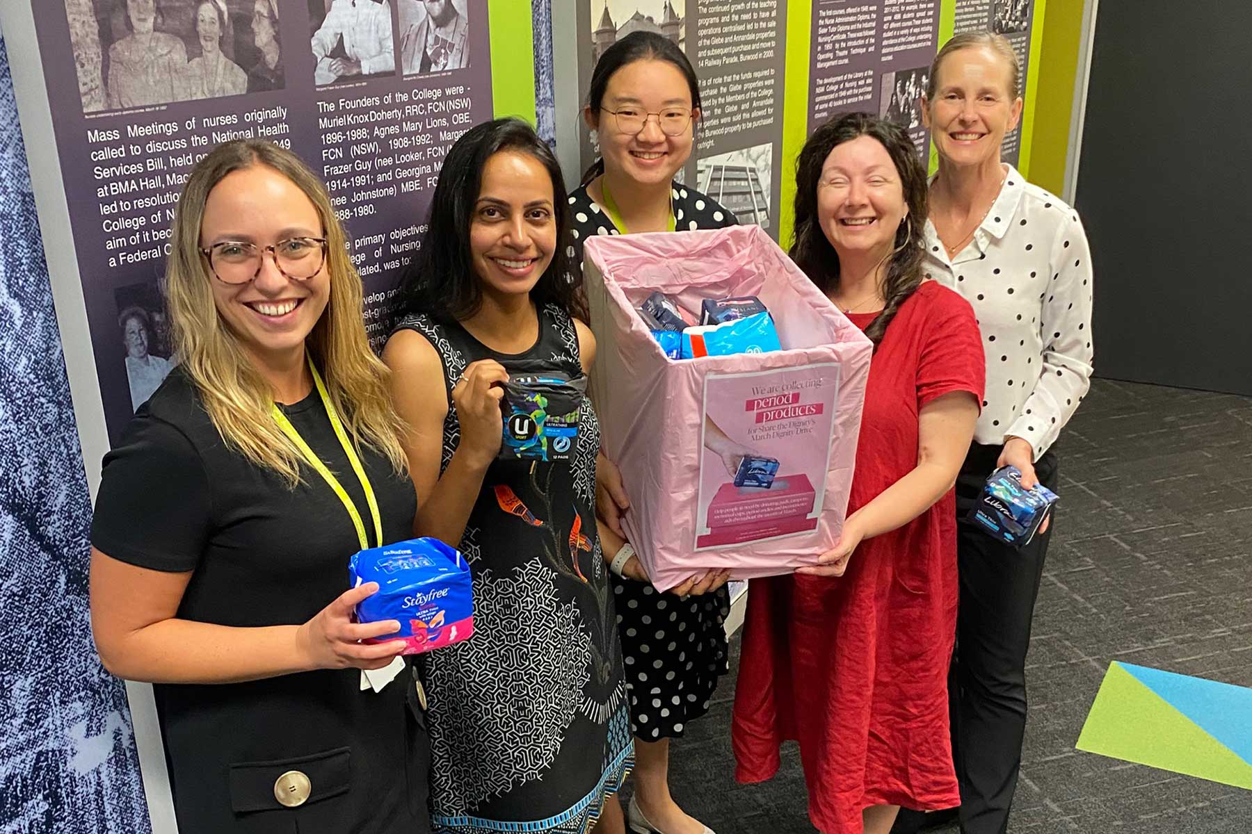 Sharing the dignity among nurses this Dignity Drive Sharing the dignity among nurses this Dignity Drive