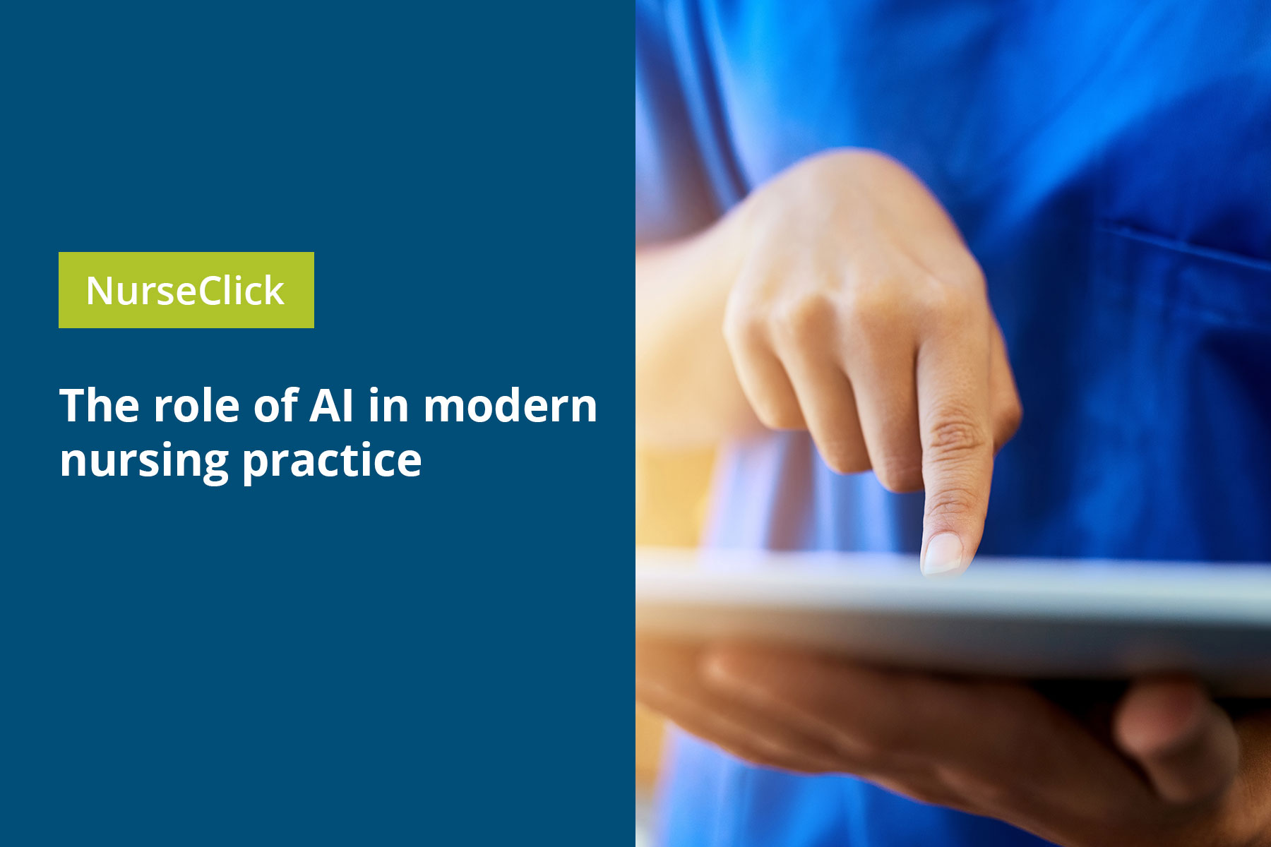 The role of AI in modern nursing practice The role of AI in modern nursing practice